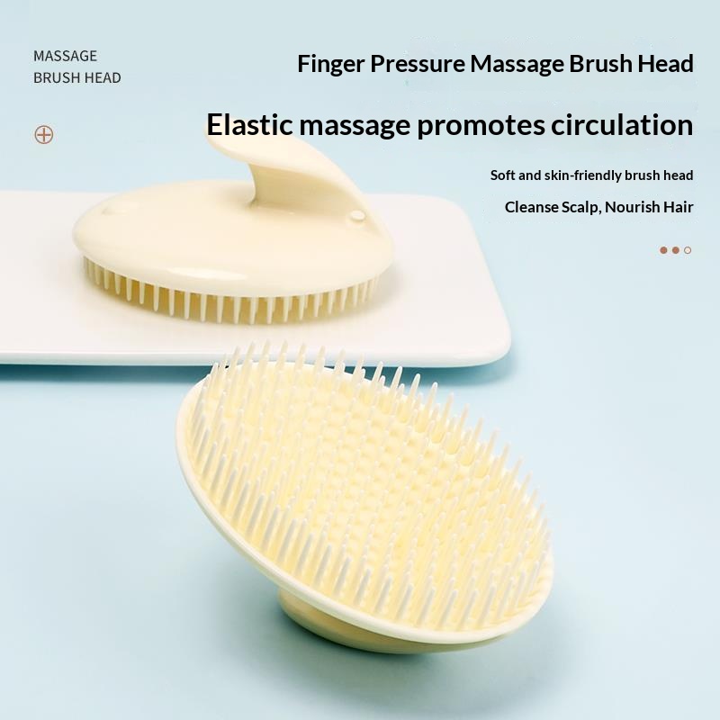 Dry Brush Body - Soft Silicone Scalp Massager Shampoo Brush