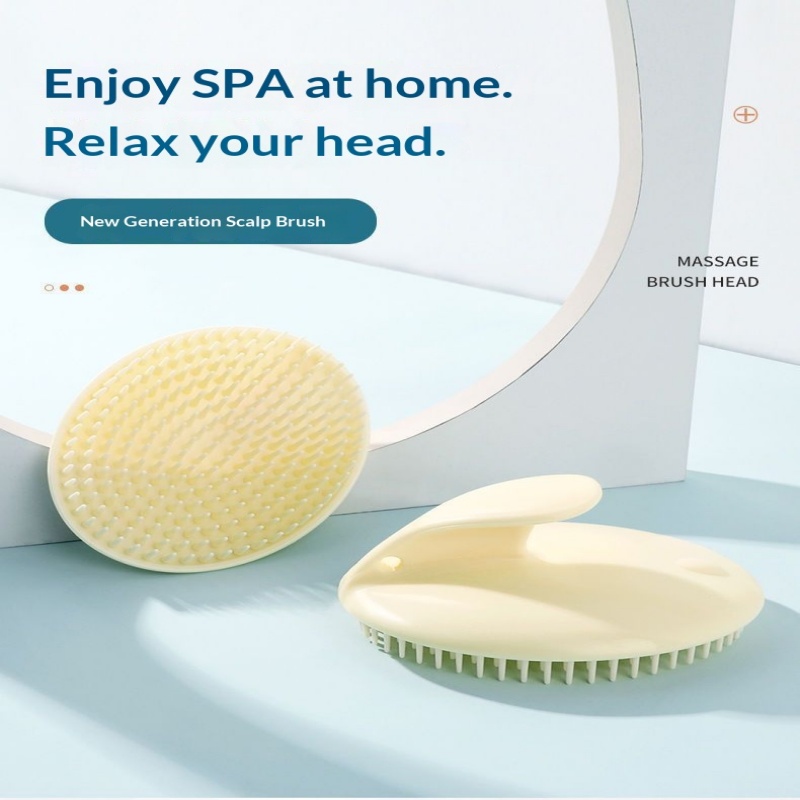 Soft Silicone Scalp Massager S - đánh giá và giá Dry Brush Body