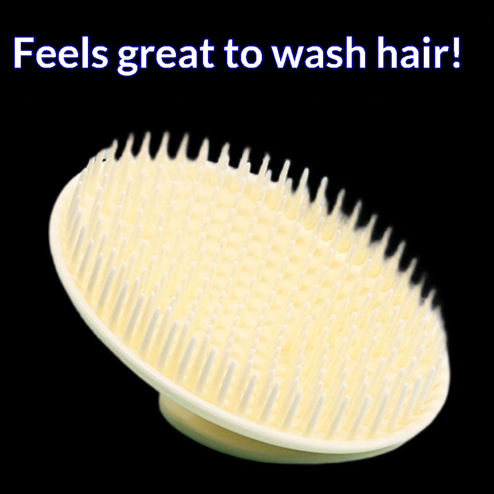 Soft Silicone Scalp Massager S - đánh giá và giá Dry Brush Body