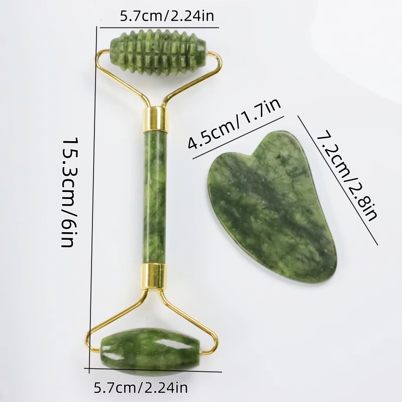 Jade Spike Roller & Gua Sha Se - đánh giá và giá Jade Roller Stone