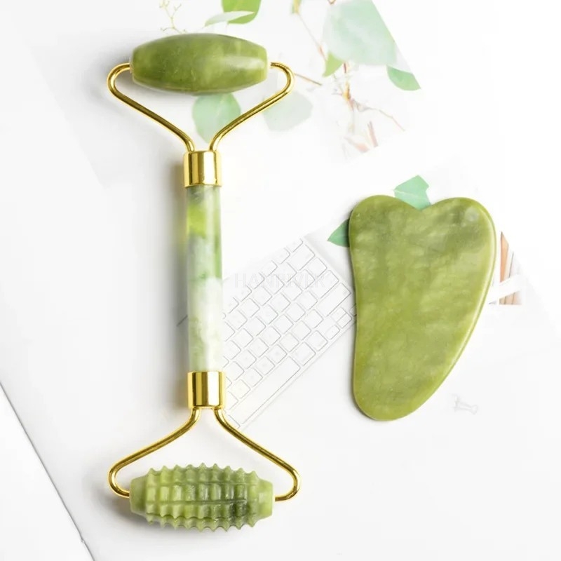 Facial Jade Massage Roller Set - đánh giá và giá Jade Roller Stone