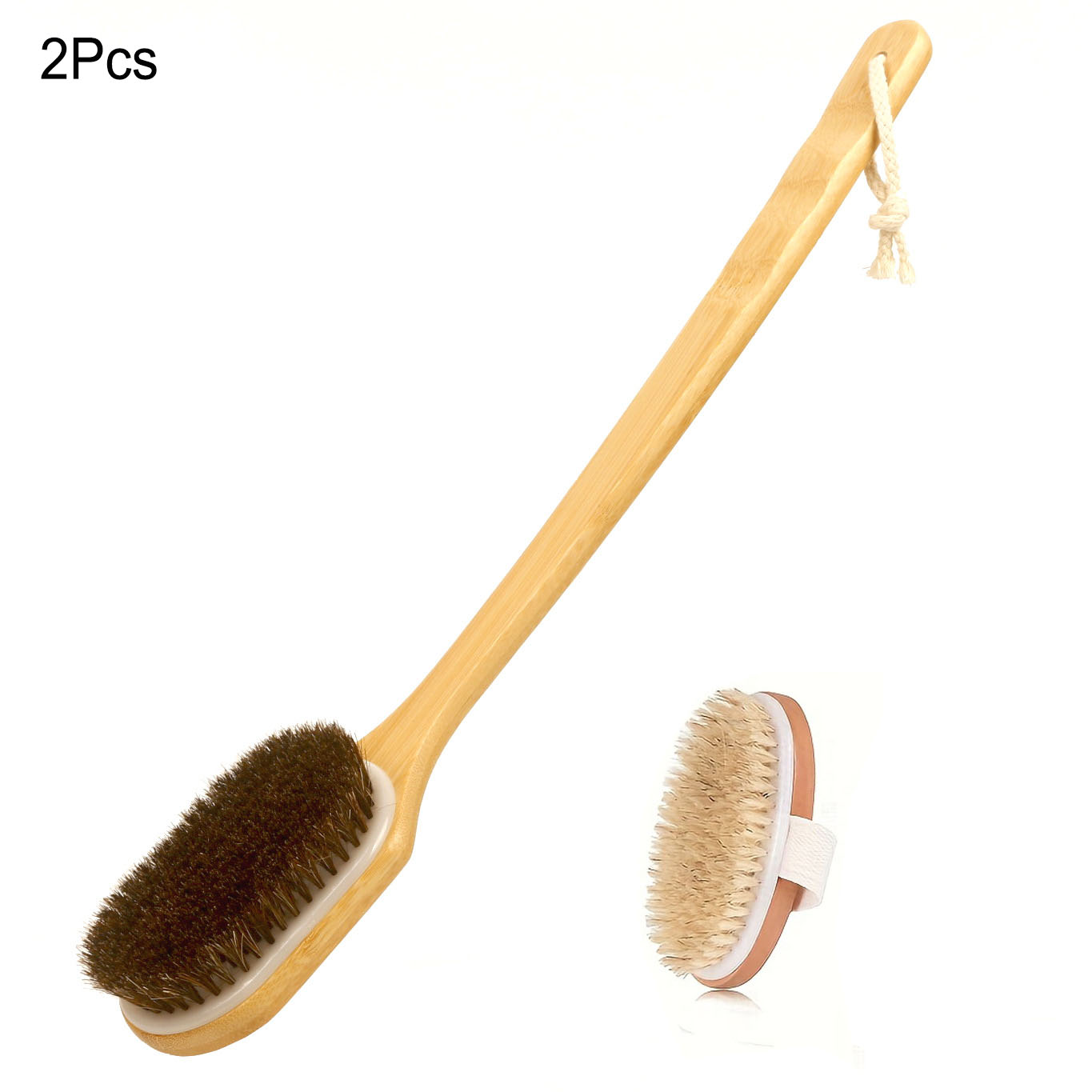 2/3Pcs Back Scrubber Brush for - đánh giá và giá Dry Brush Body