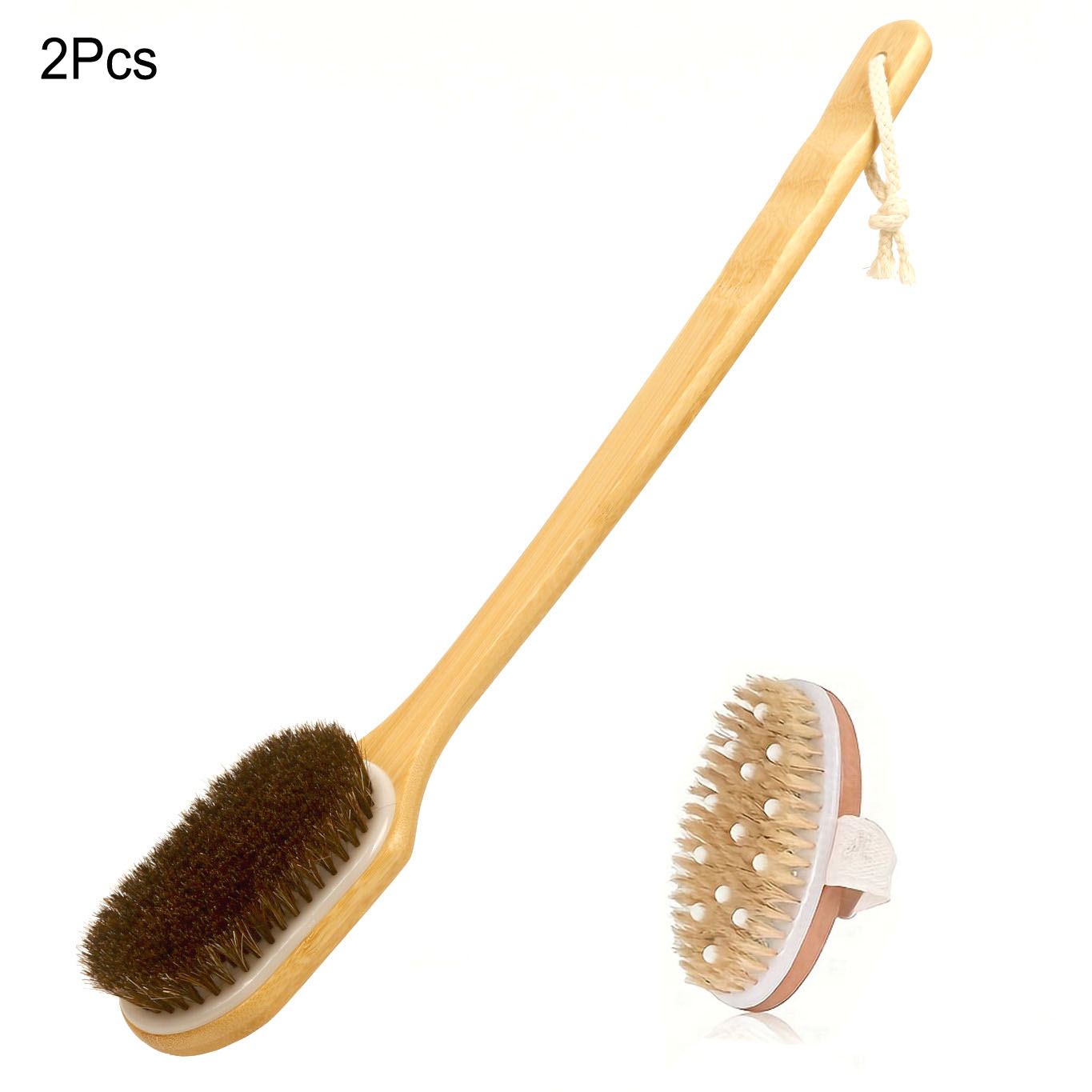 2/3Pcs Back Scrubber Brush for - đánh giá và giá Dry Brush Body