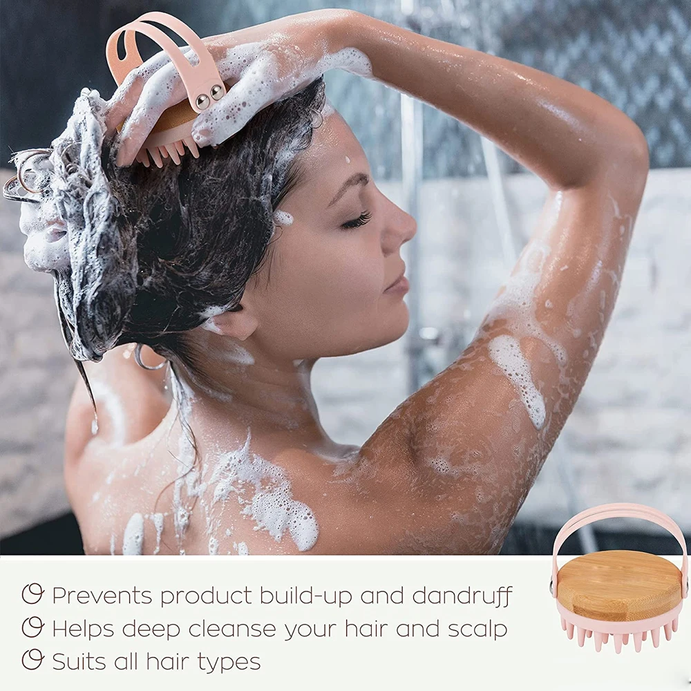 New Scalp Massager Shampoo Bru - đánh giá và giá Dry Brush Body