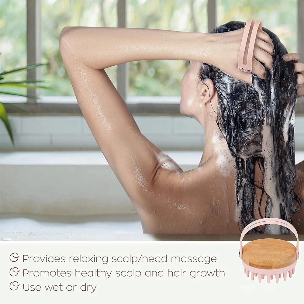New Scalp Massager Shampoo Bru - đánh giá và giá Dry Brush Body