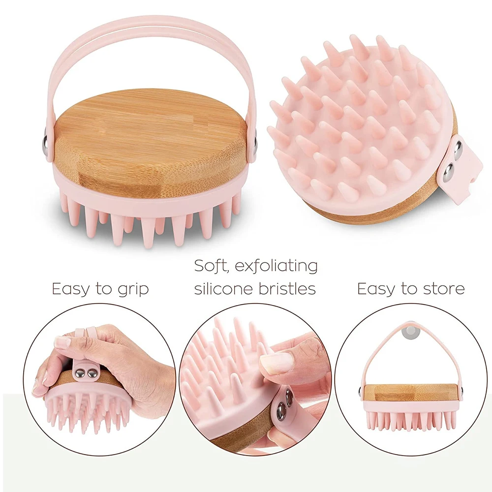 New Scalp Massager Shampoo Bru - đánh giá và giá Dry Brush Body