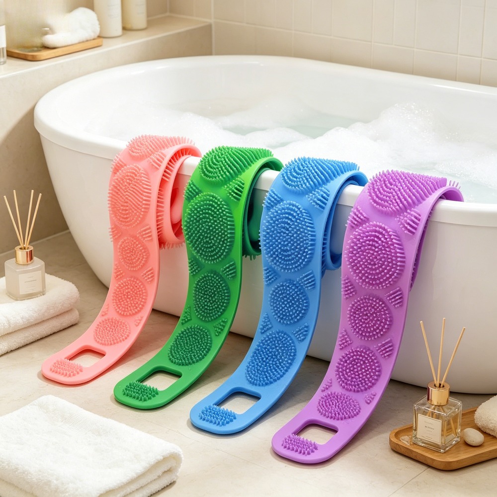Soft Silicone Back Shower Brus - đánh giá và giá Dry Brush Body