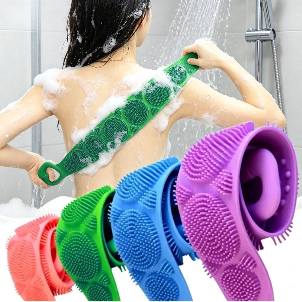 Soft Silicone Back Shower Brus - đánh giá và giá Dry Brush Body