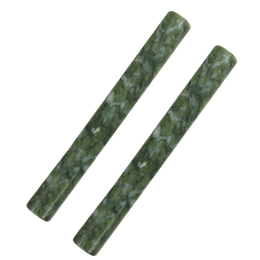 2Pcs Natural Stone Dough Rolle - đánh giá và giá Jade Roller Stone
