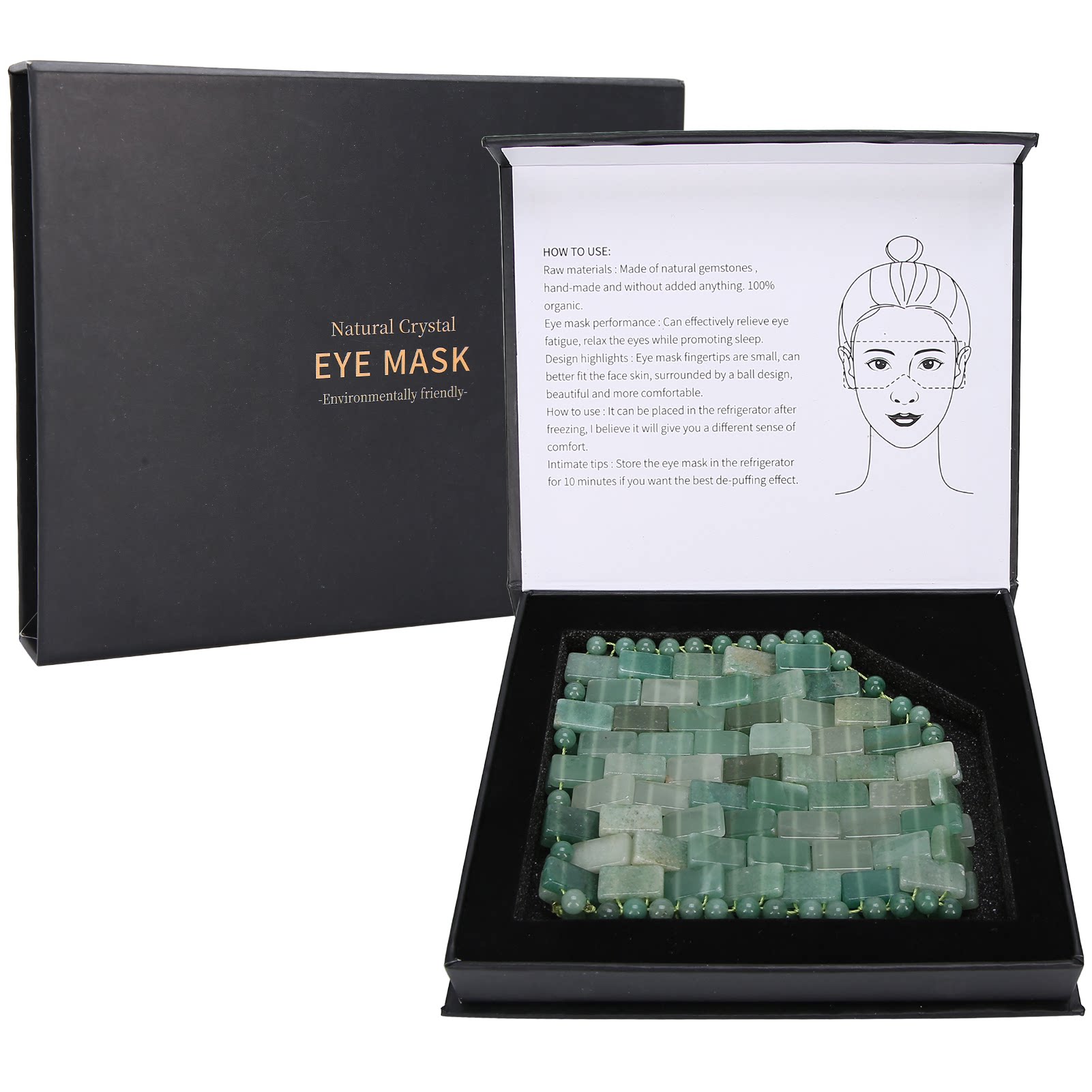 Natural Rose Quartz Jade Eye M - đánh giá và giá Jade Roller Stone